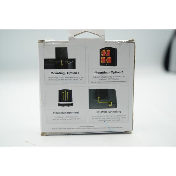 NEW Black TotalMount for Fire TV Innovelis Attach Amazon Fire TV To Television - Picture 3 of 6